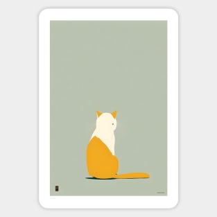 Orange Cat Sticker